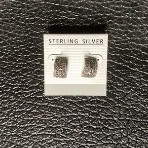 NWT Sterling Silver & Marcasite Earrings